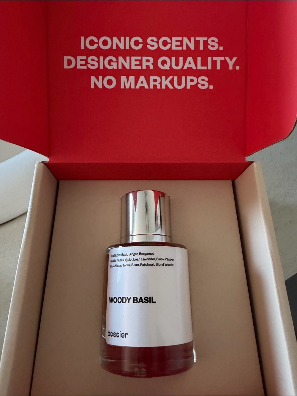 Dossier scent Woody Basil